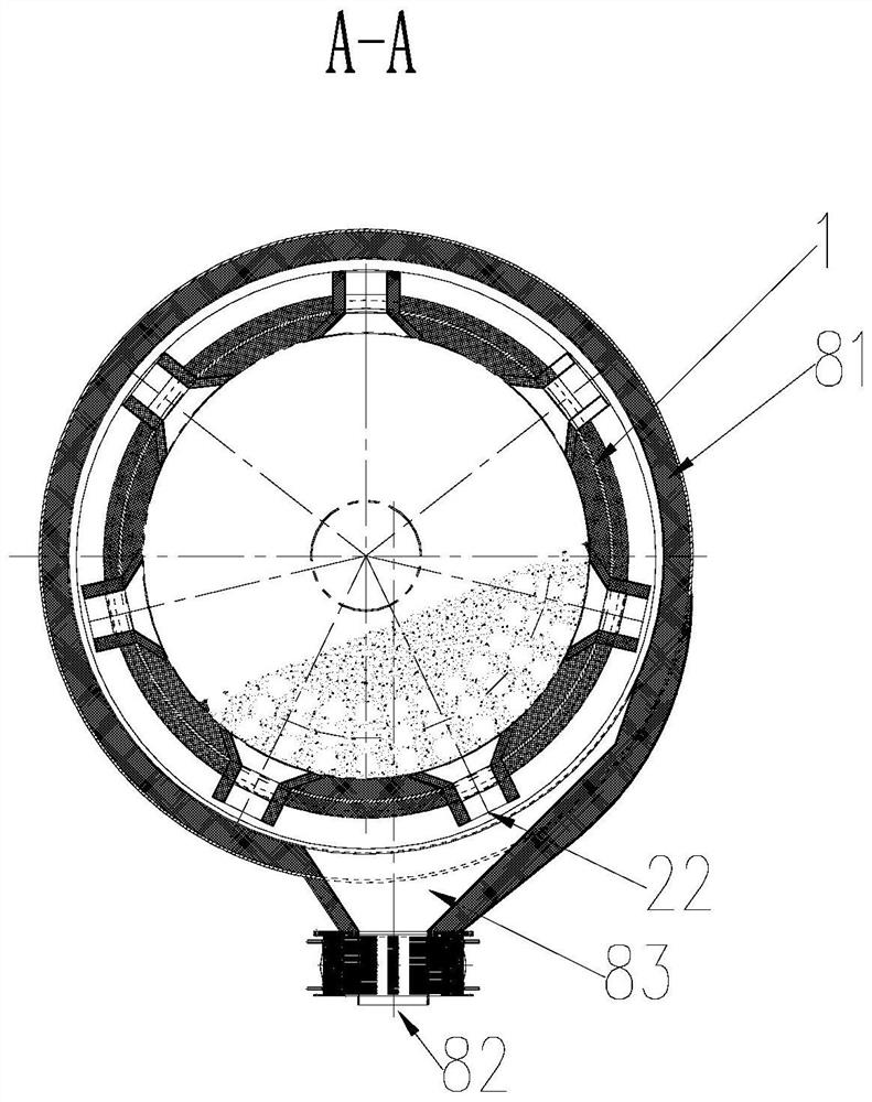 Rotary kiln type pyrolysis reactor and coal pyrolysis method