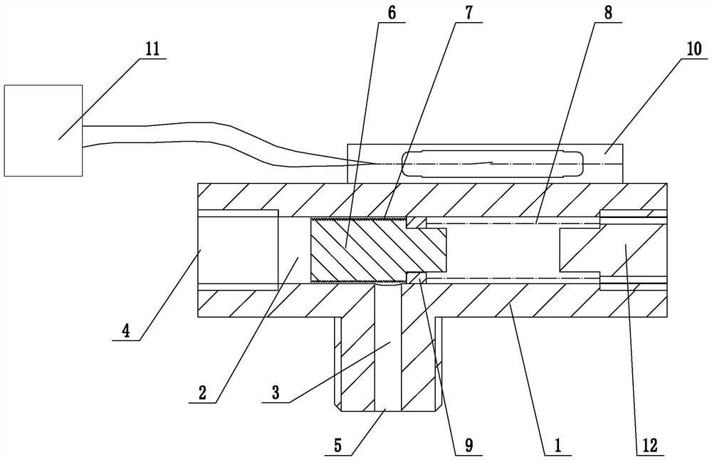 Lubrication point terminal detection device and lubrication system