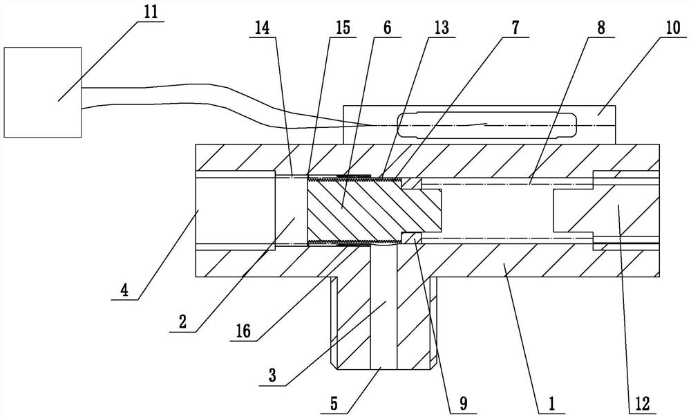 Lubrication point terminal detection device and lubrication system