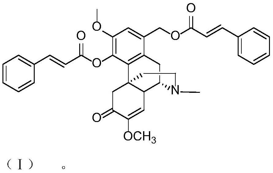 A kind of sinomenine derivative and its preparation method, application and pharmaceutical composition