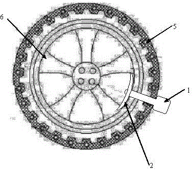 Tire slide prevention device