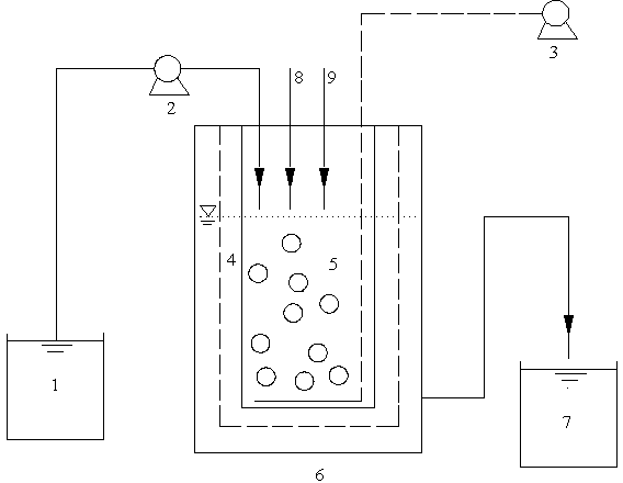 Metal double-layered membrane bioreactor for sewage treating