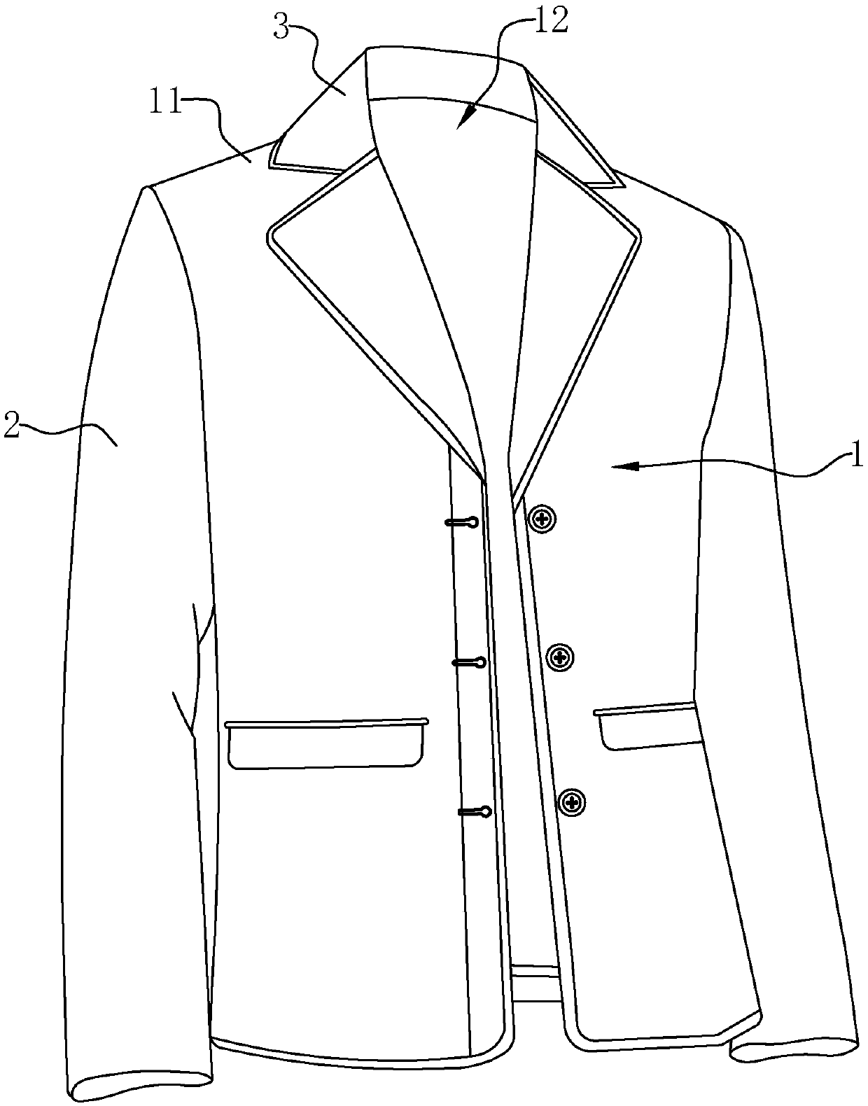 Coat of which collar support can be replaced and manufacturing technology of coat