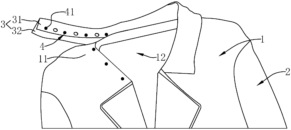 Coat of which collar support can be replaced and manufacturing technology of coat