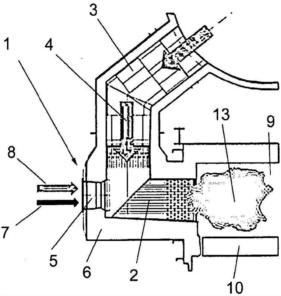 Combustor assembly and method for burning gaseous or liquid fuels