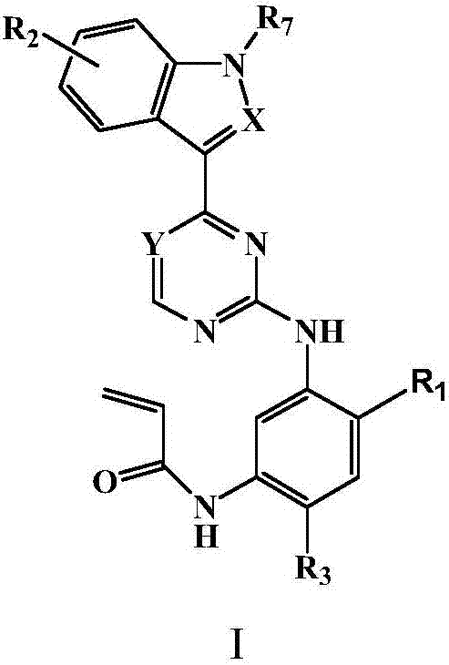 Substituted indole or indole pyrimidine derivative as well as preparation method and application of substituted indole or indole pyrimidine derivative