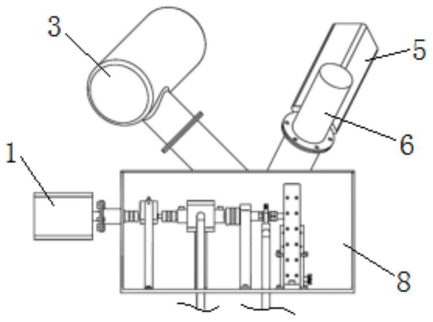 Device and method for testing service life of knuckle bearing by using air pressure loading