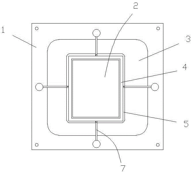 Solar cell screen printing plate having paste amount limiting function