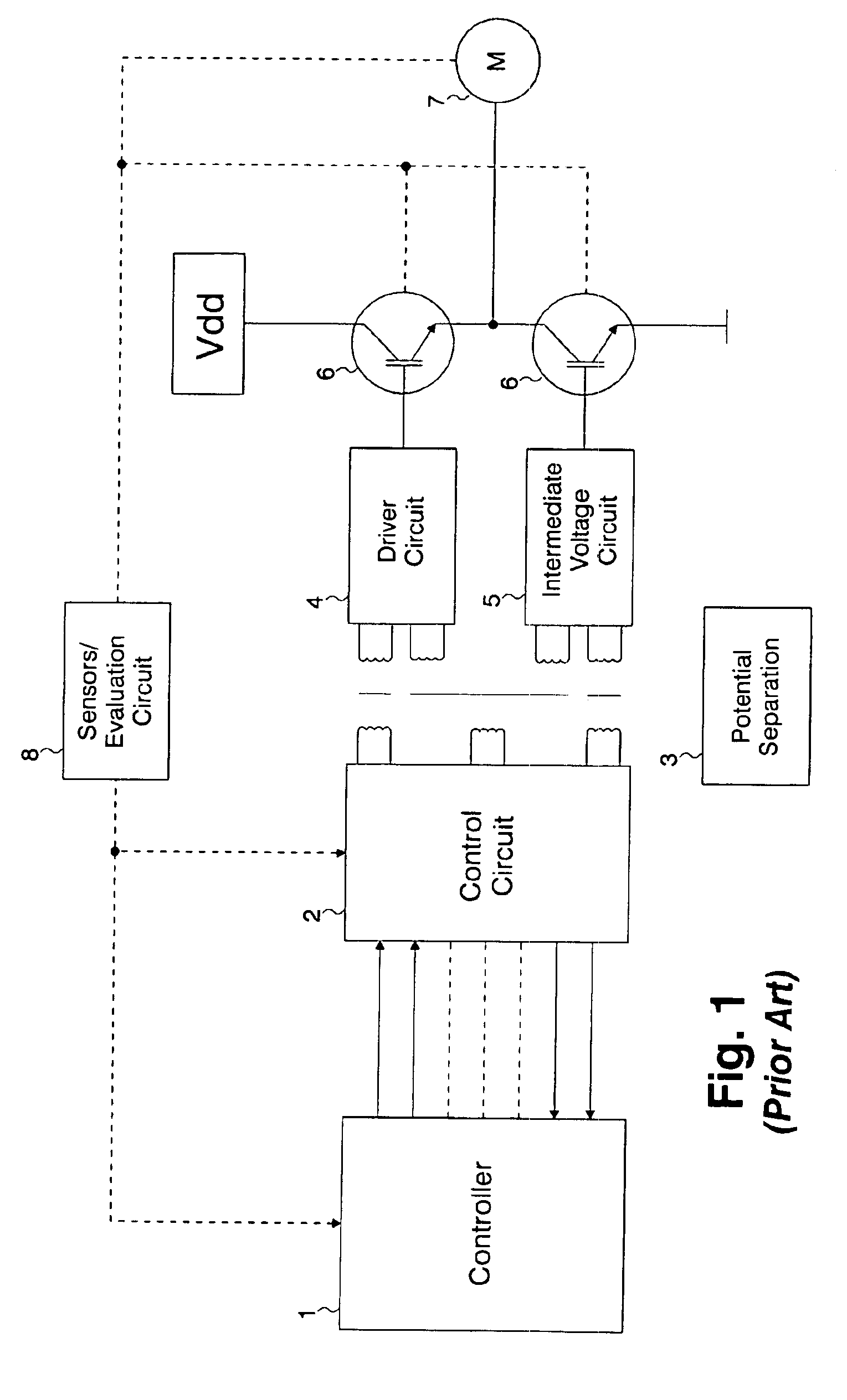 Semiconductor component for controlling power semiconductor switches