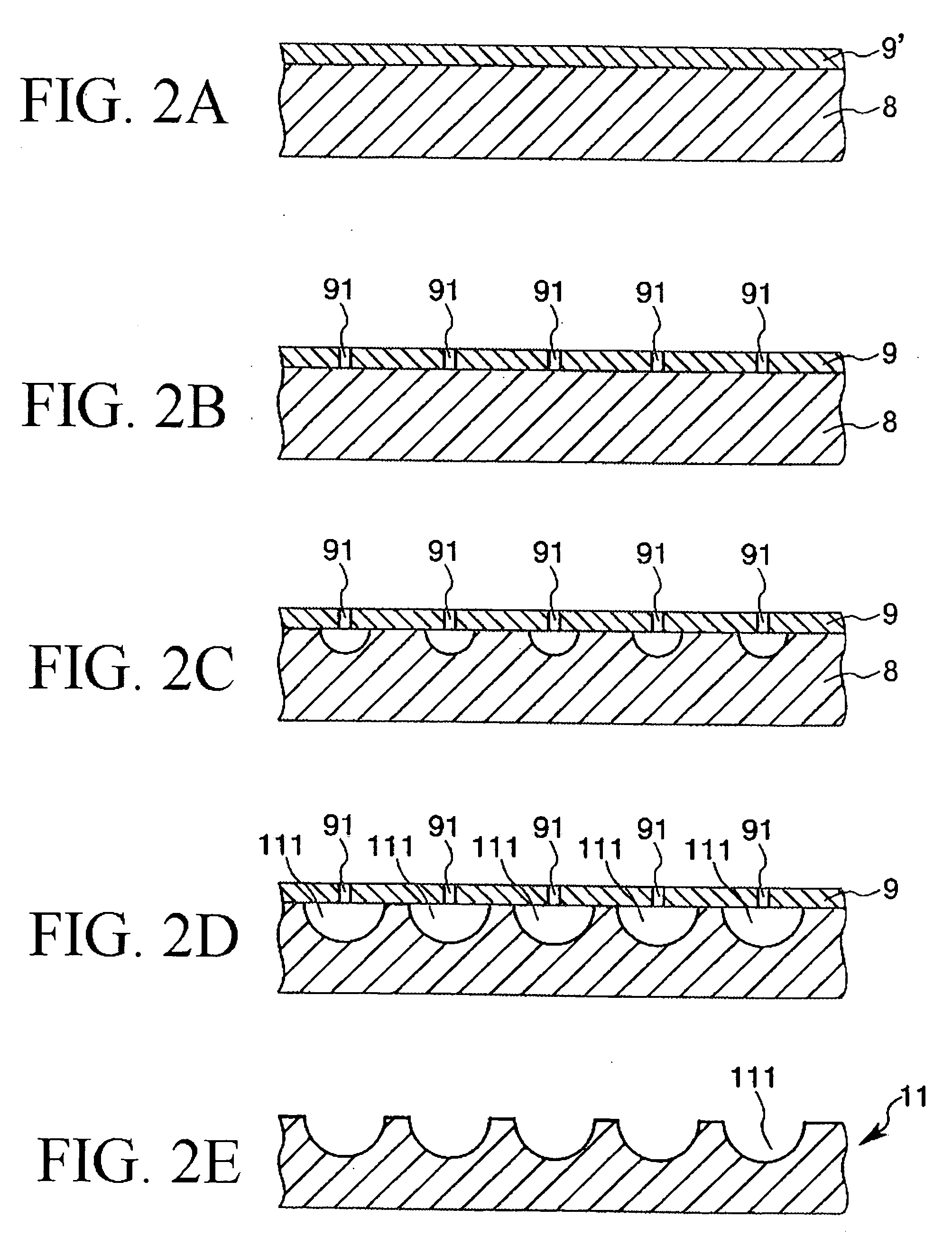 Microlens substrate, a liquid crystal panel and a projection type display apparatus