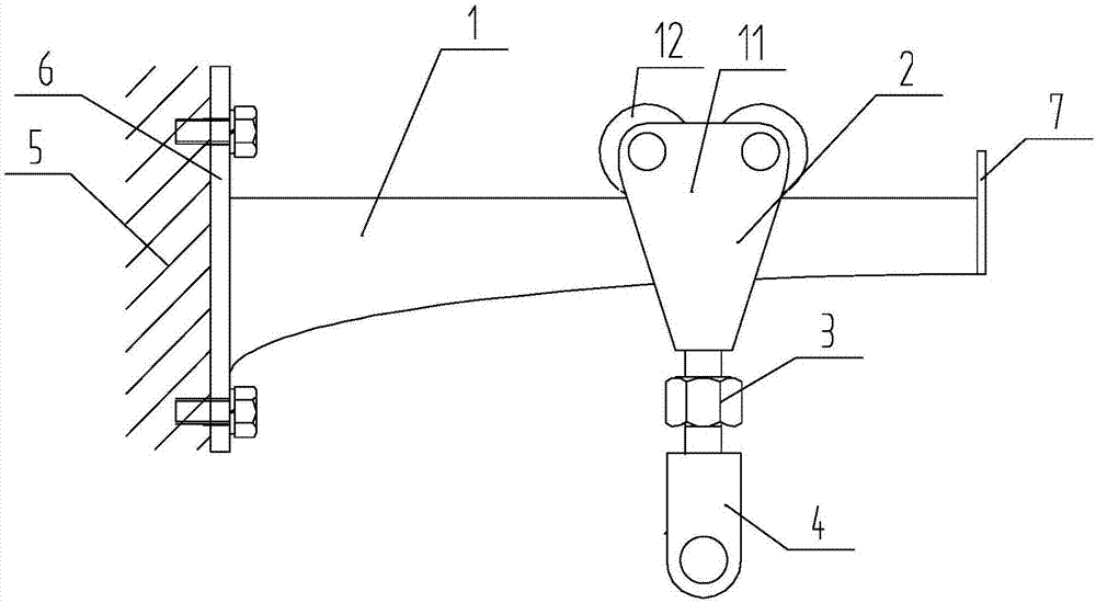 Oil transfer arm rotary joint sealing ring translation replacing device and application thereof