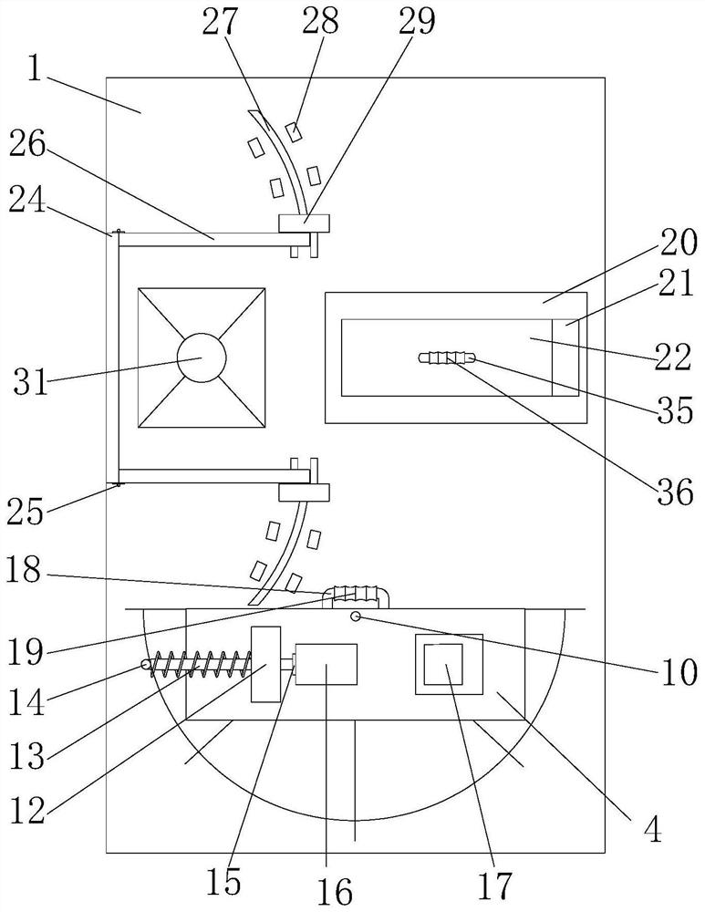 Pipeline cutting device with chip removing function for water conservancy construction