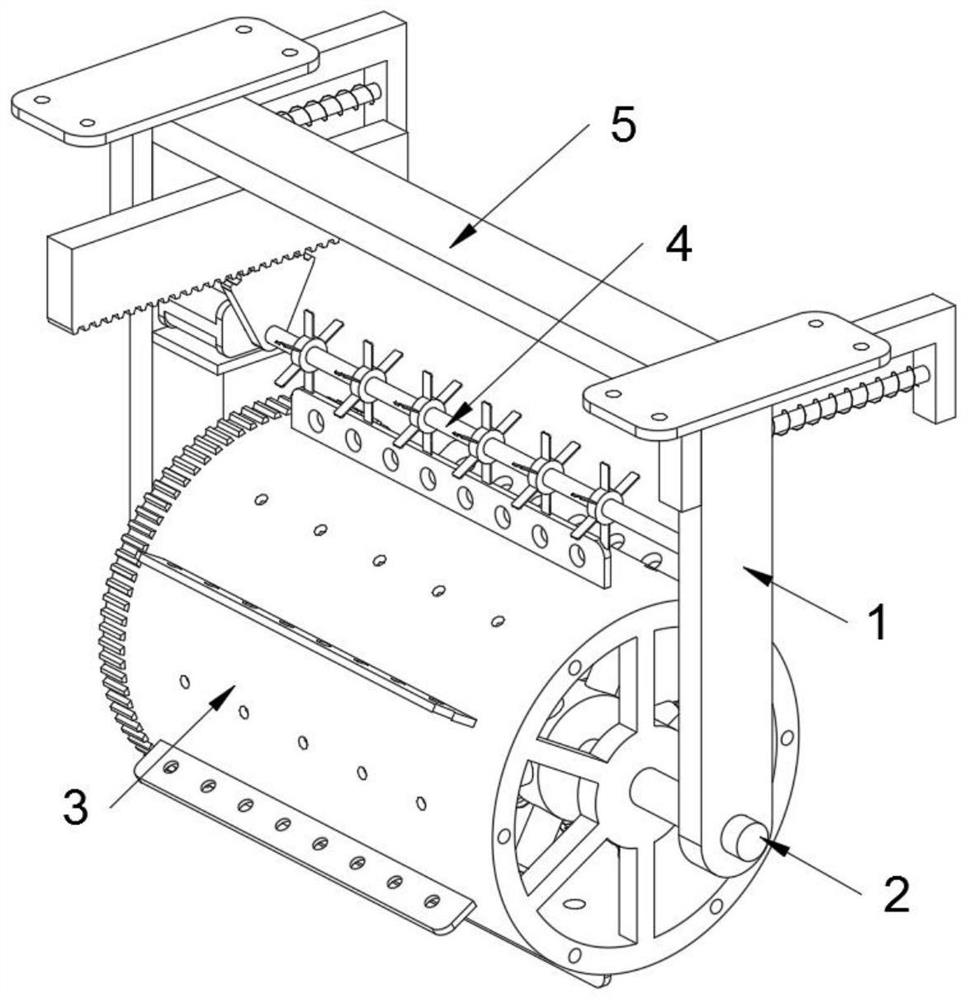 Blade aeration double-linkage treatment device of solvent sewage treatment device