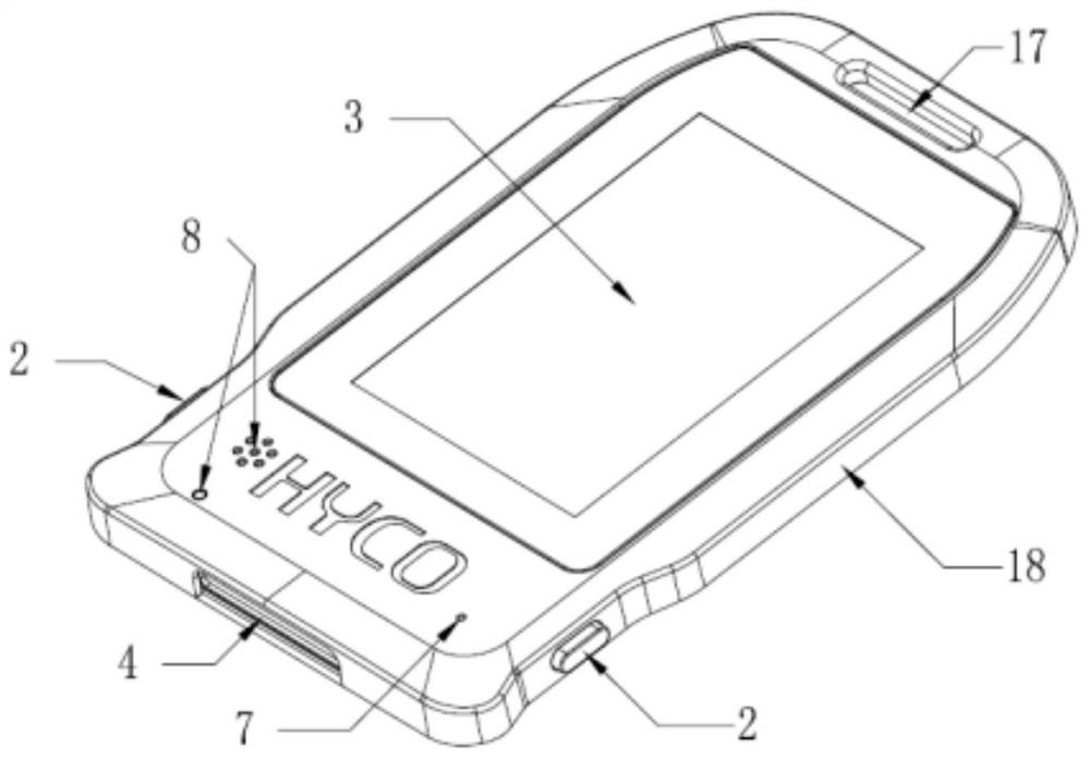 A smart badge with code scanning function