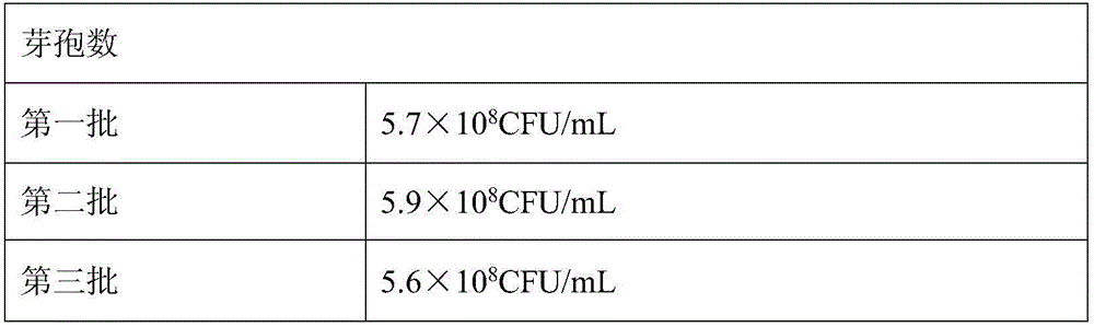 A kind of Bacillus subtilis spray