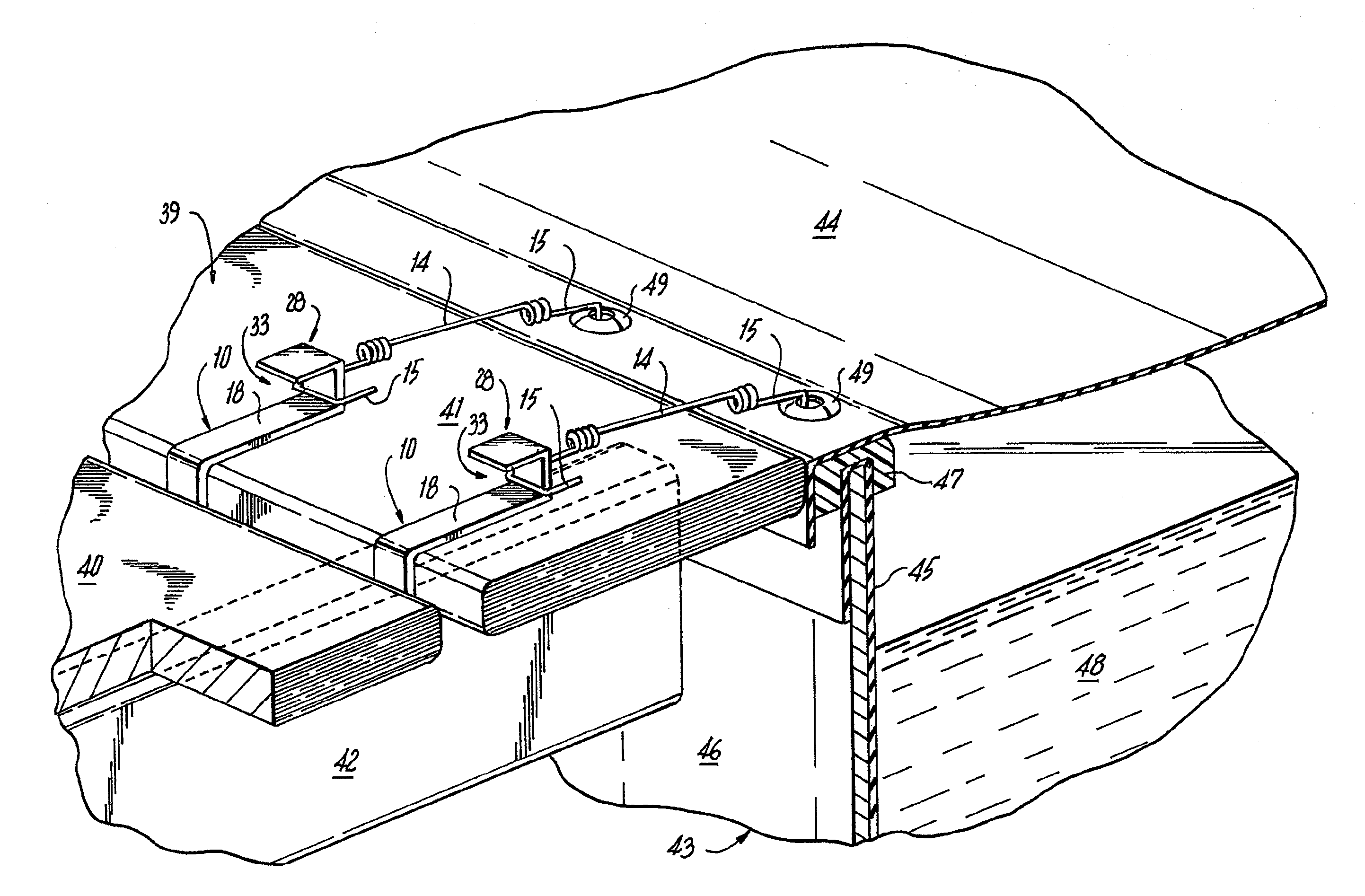 Anchor bracket and method of mounting anchor bracket