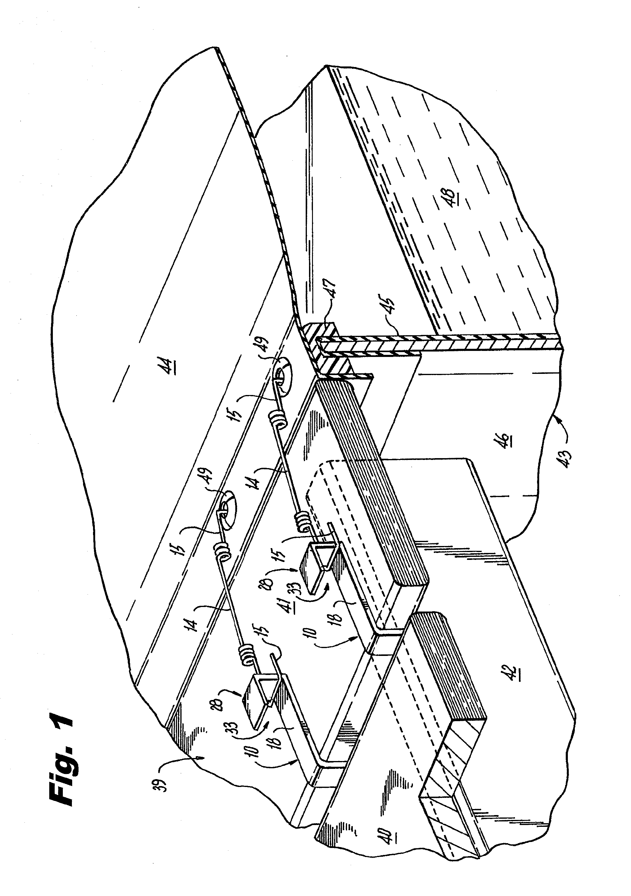 Anchor bracket and method of mounting anchor bracket