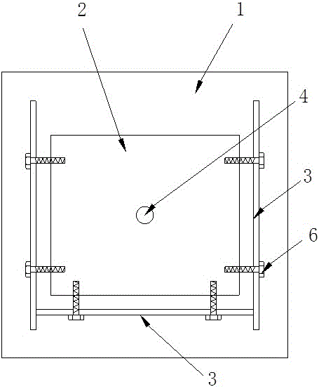 Large wind tunnel mounting coaxiality regulating auxiliary device and regulating method thereof