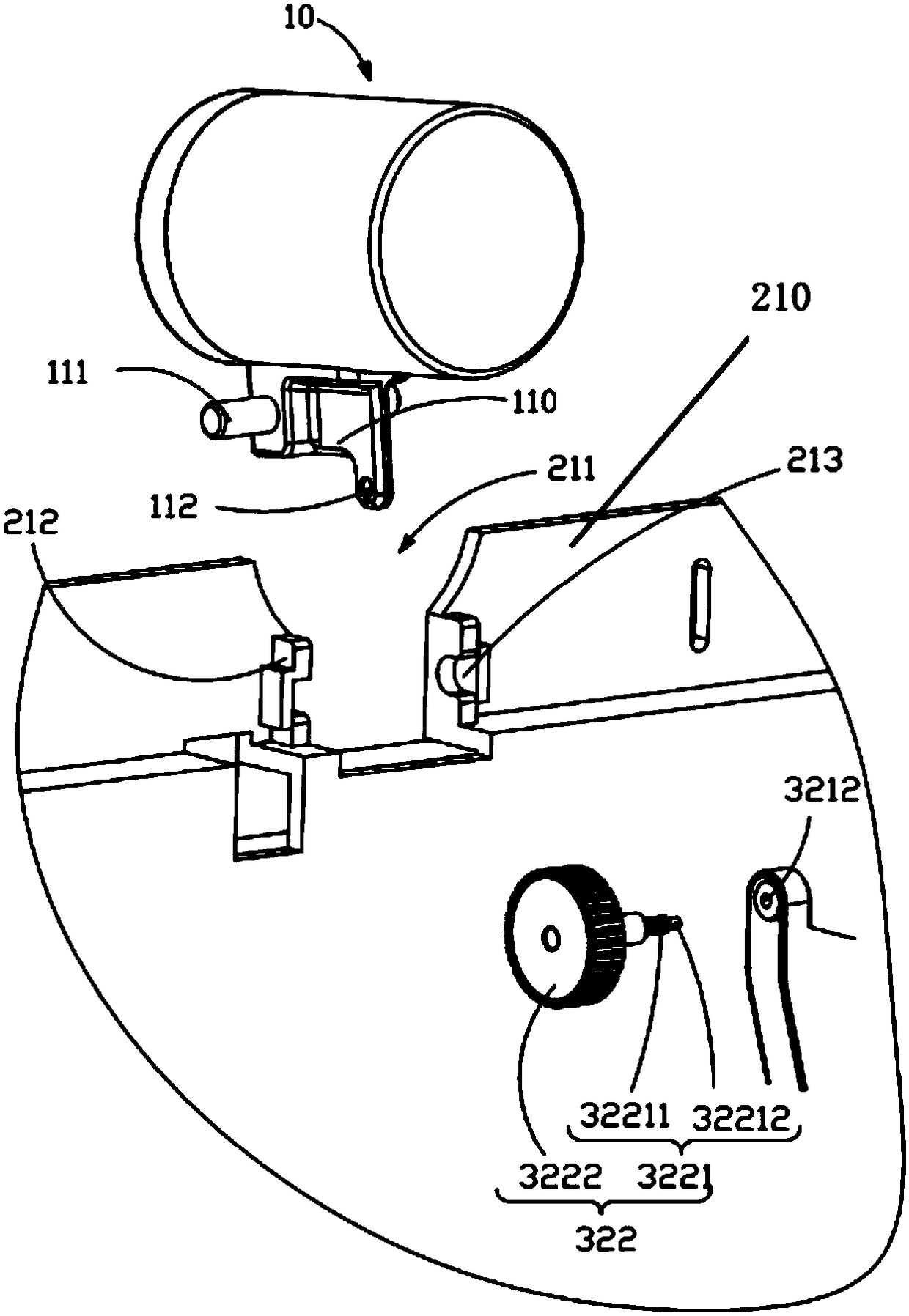 Electronic device with cameras