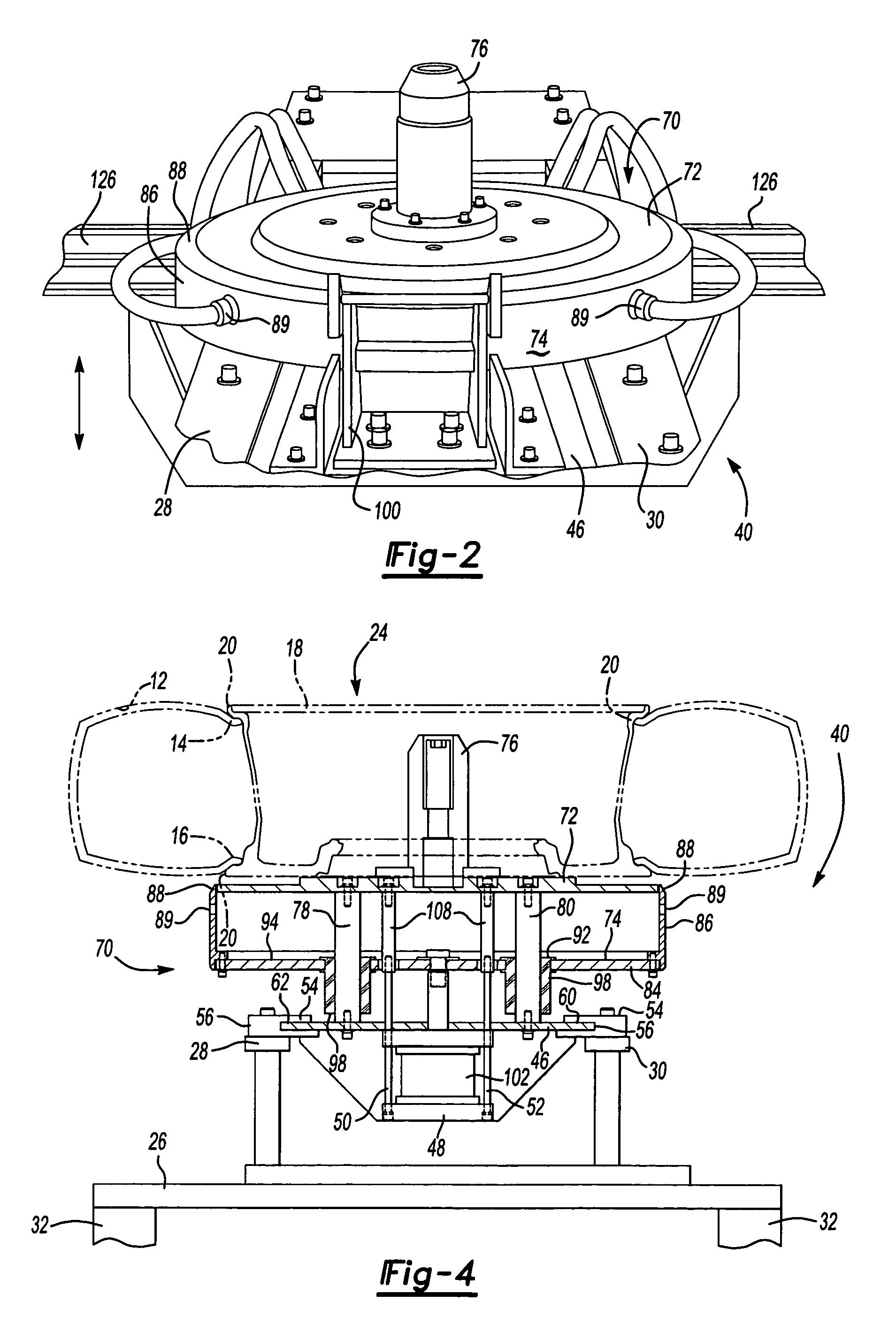 Apparatus for mounting and inflating a tire and wheel assembly