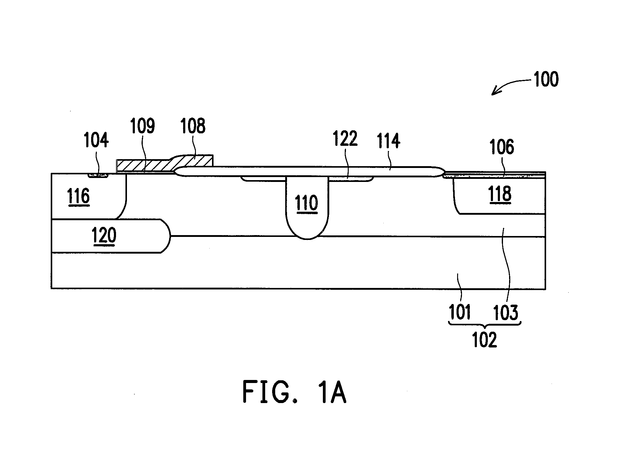 Power ldmos device and high voltage device