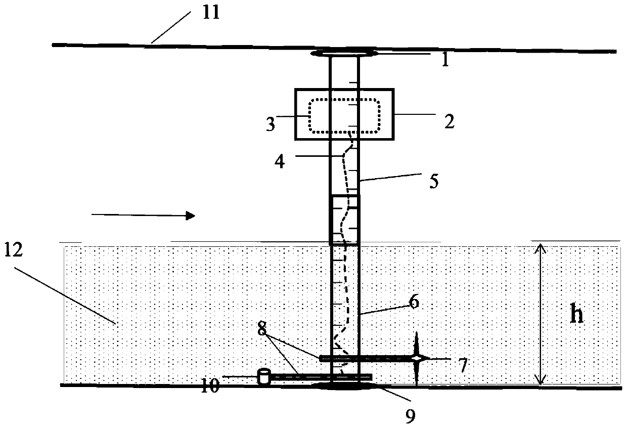 Drainage pipeline and open channel flow measuring device