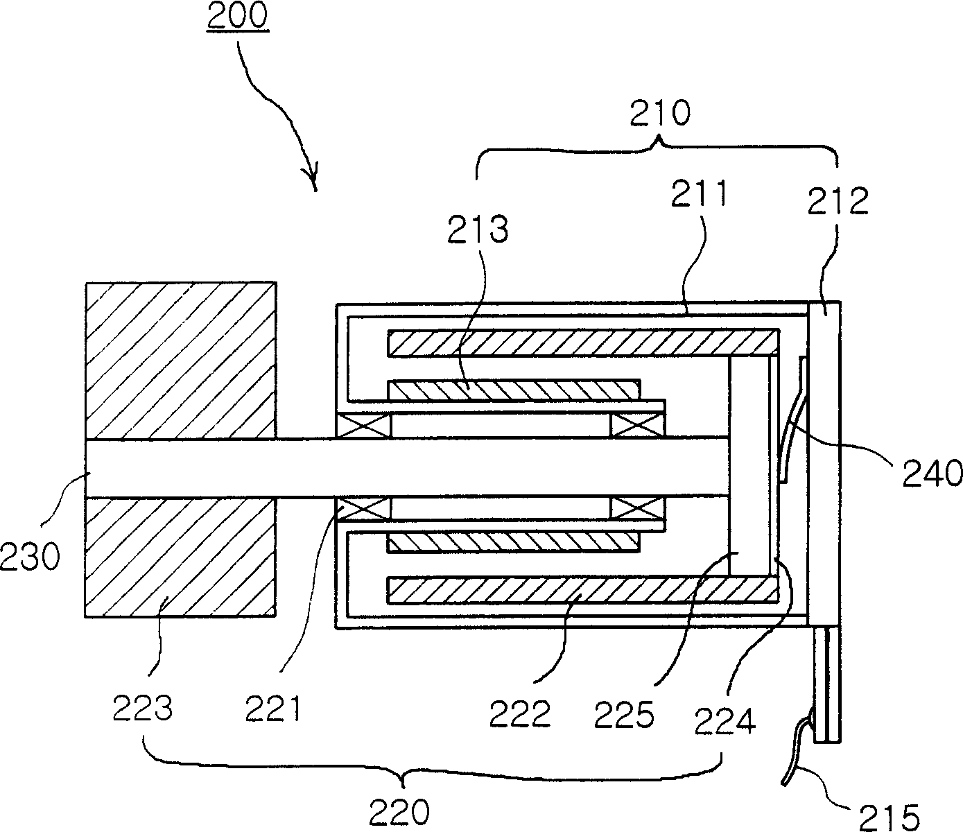 Linear vibration motor using resonance frequency