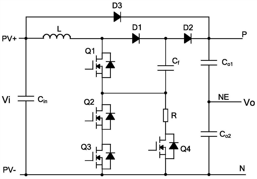 A boost power conversion circuit and its control method