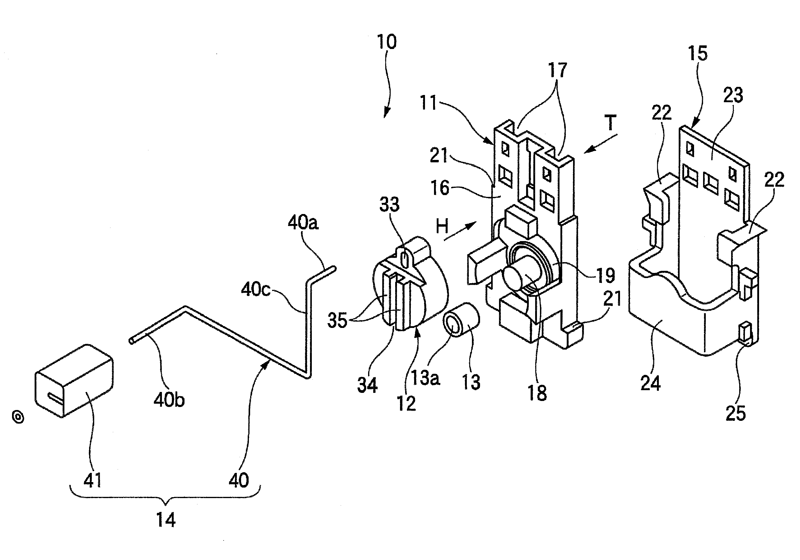 Contactless liquid level sensor