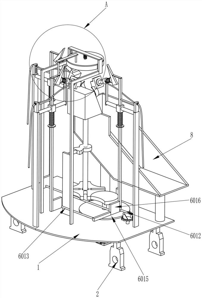 A multi-layer screen printing device for helmets with the function of filling ink