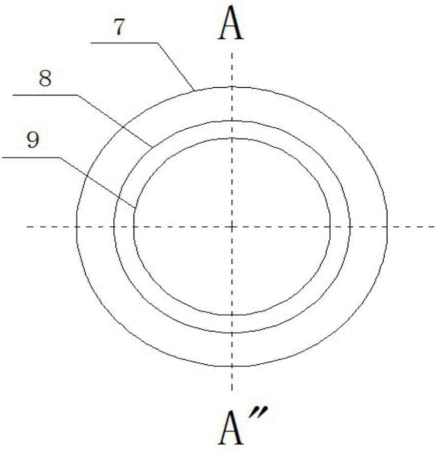 Device capable of enhancing reflection signals at bottom end of anchor rod and detection method adopting device