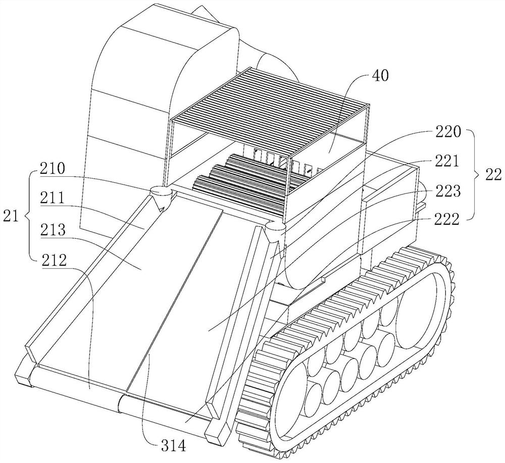 A water conservancy project dredging device