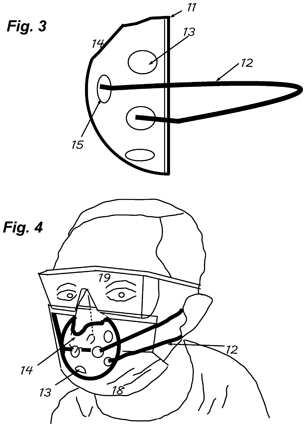 Surgical face mask gripper to improve particulate filtering efficiency