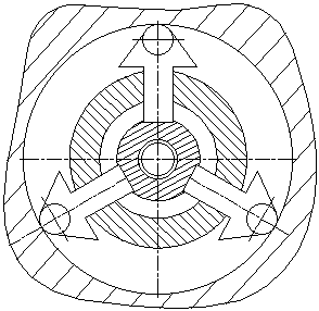 Real-time detection device of roundness of deep hole