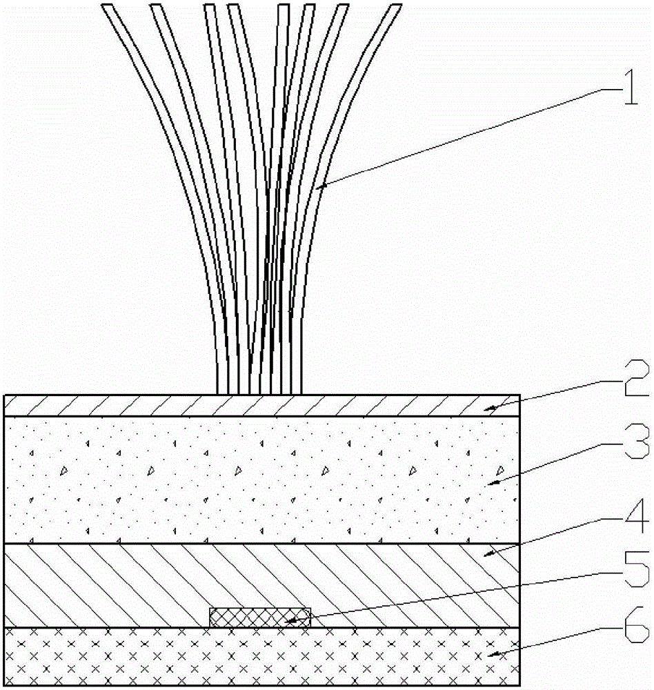 Soft rhombic monofilament artificial turf and preparation method thereof