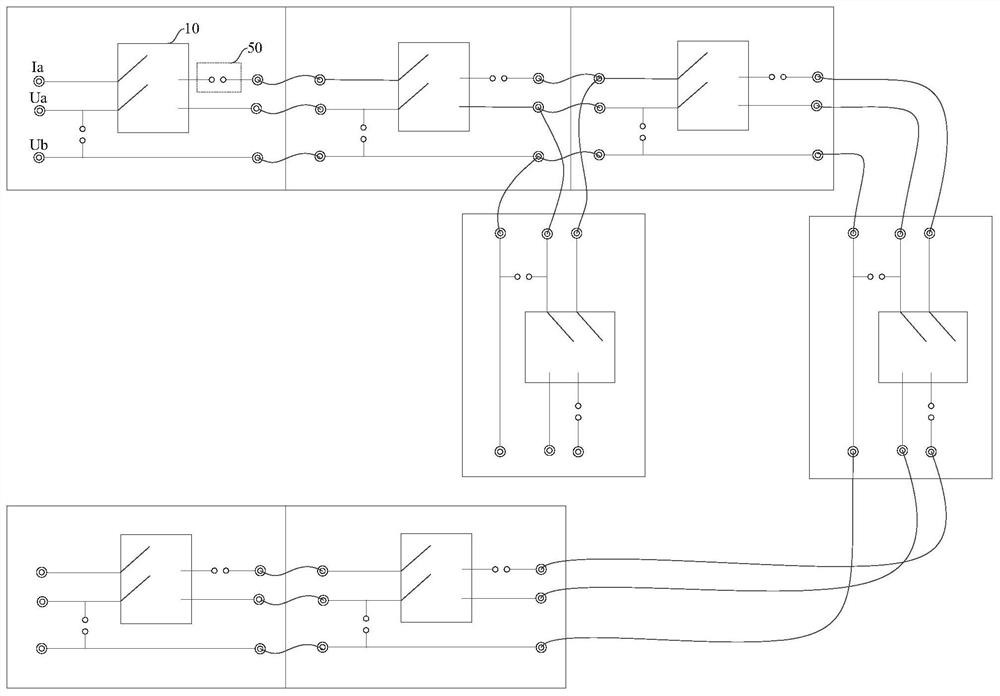 Distribution network feeder line constant value checking table