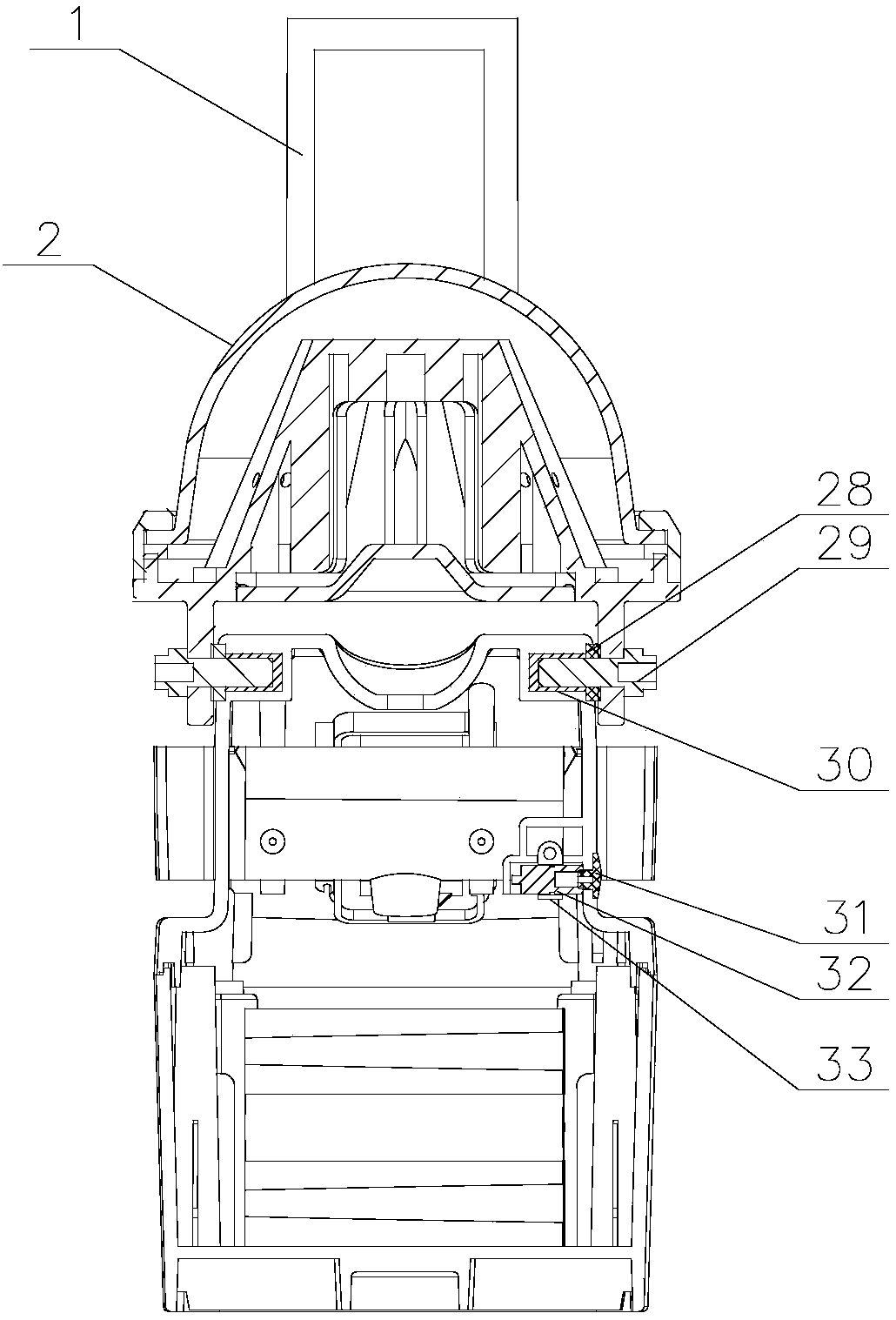 Portable anti-explosion work lamp