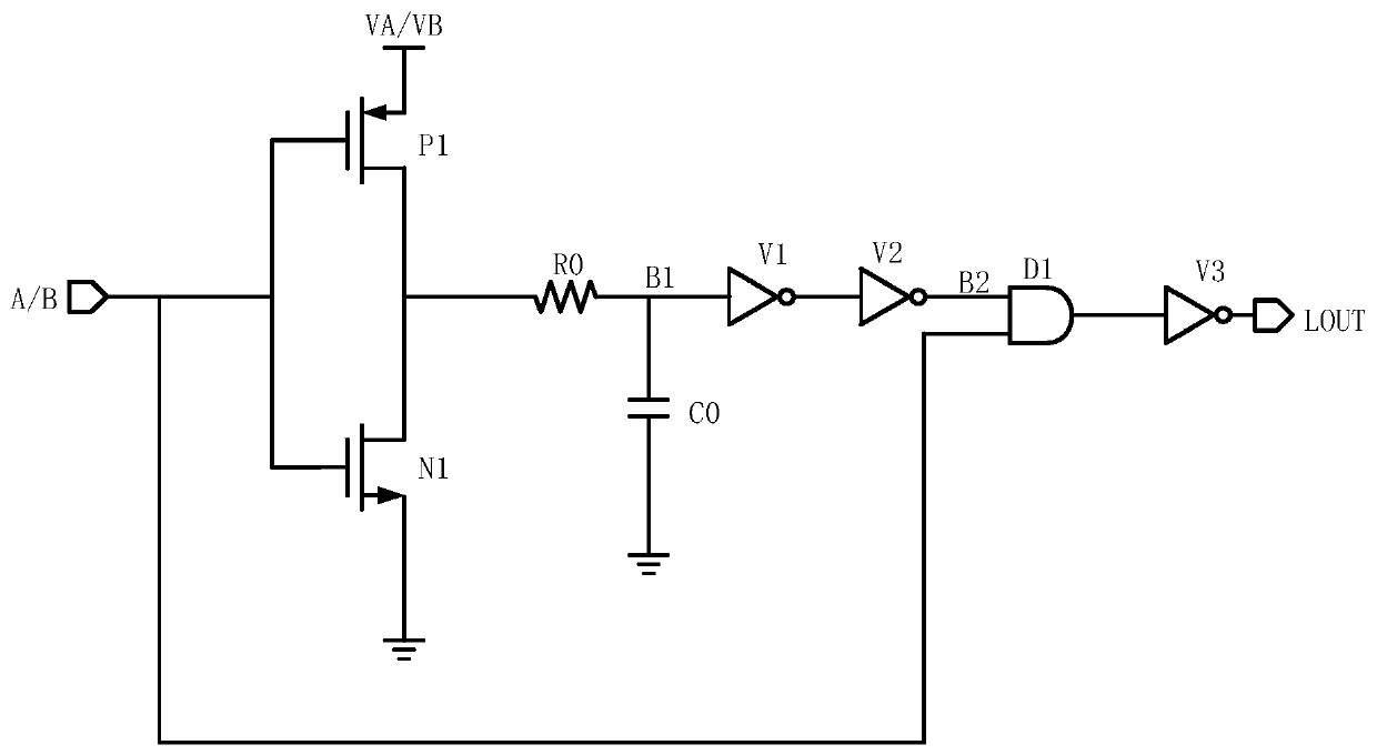 A single pulse generation circuit and a bidirectional level conversion circuit