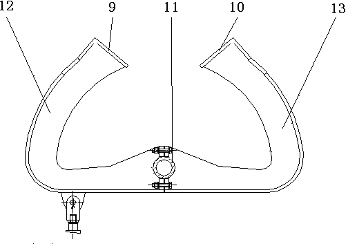 Automatic raw wood stacking device