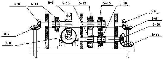 Roller-type folium mori picking machine