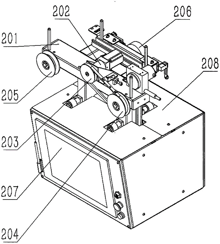 Portal frame type automotive headlamp detection equipment