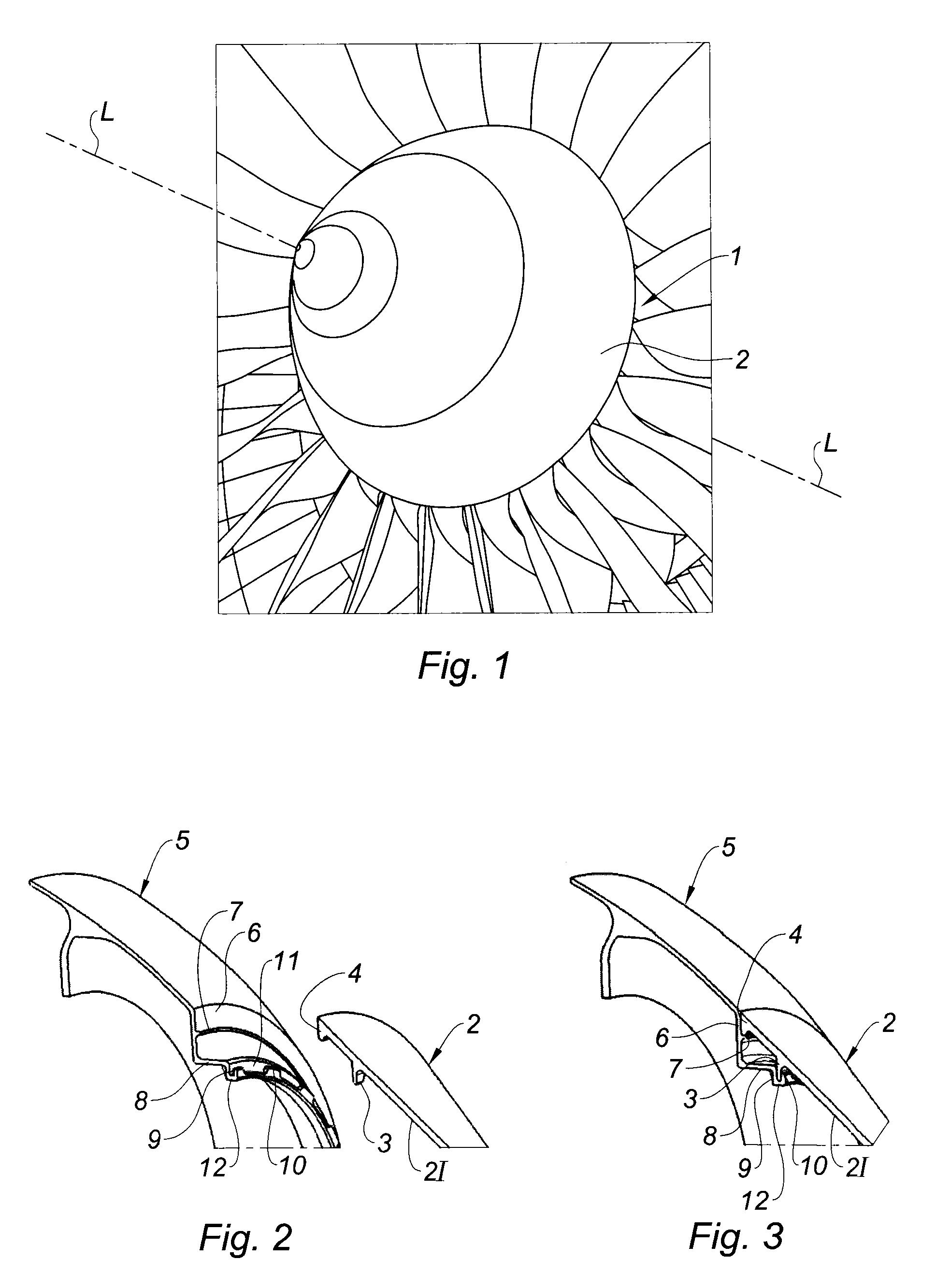 System for attaching a turbojet engine spinner
