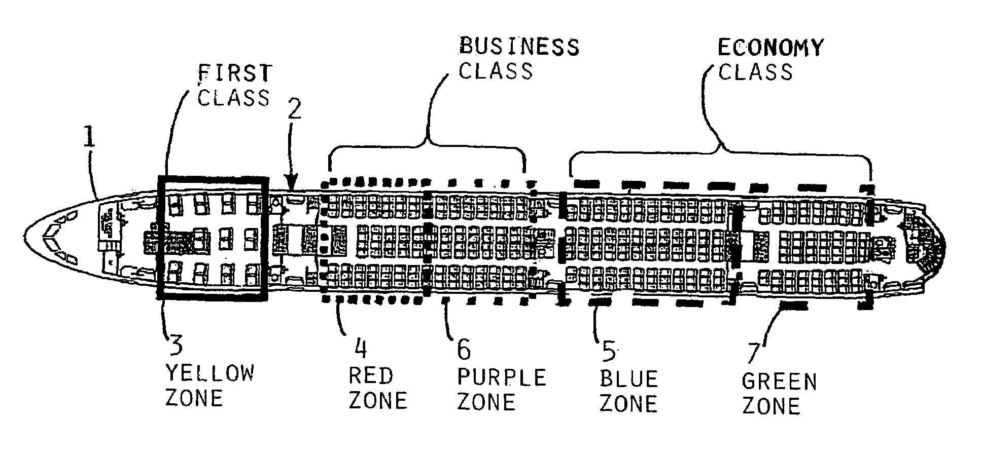 System and method for guiding a passenger in an aircraft cabin