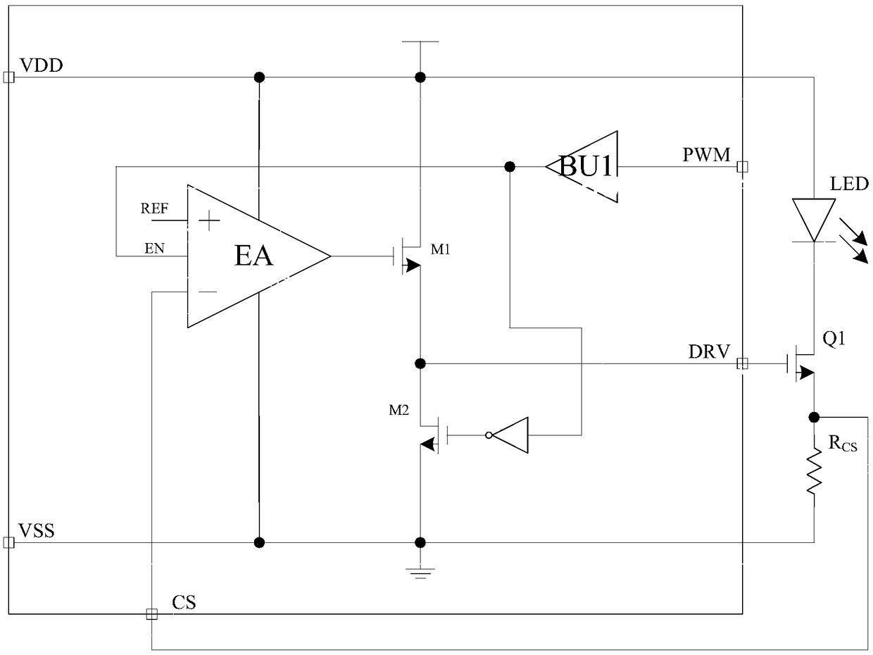 LED constant current drive module