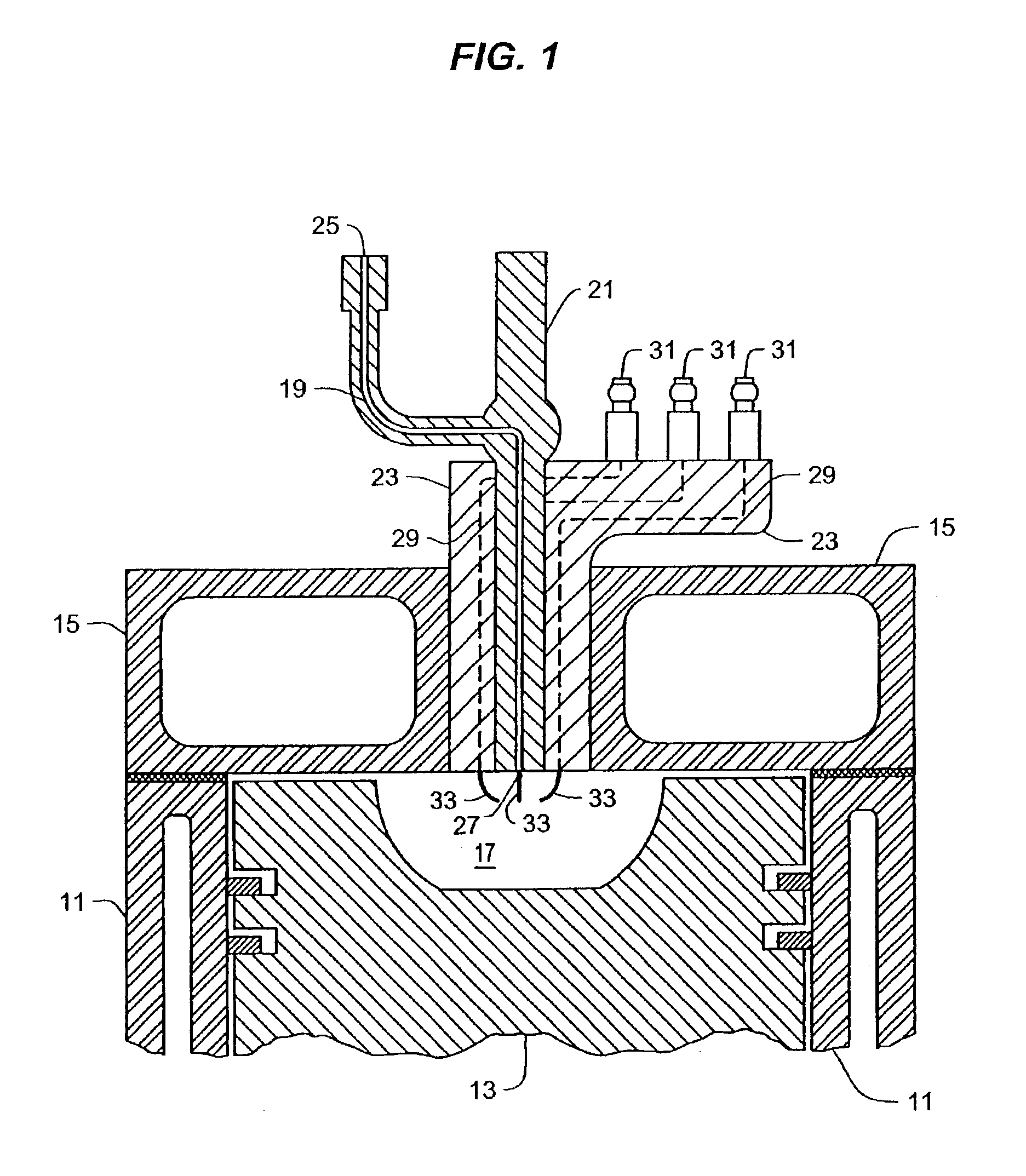 Plasma ignition for direct injected internal combustion engines