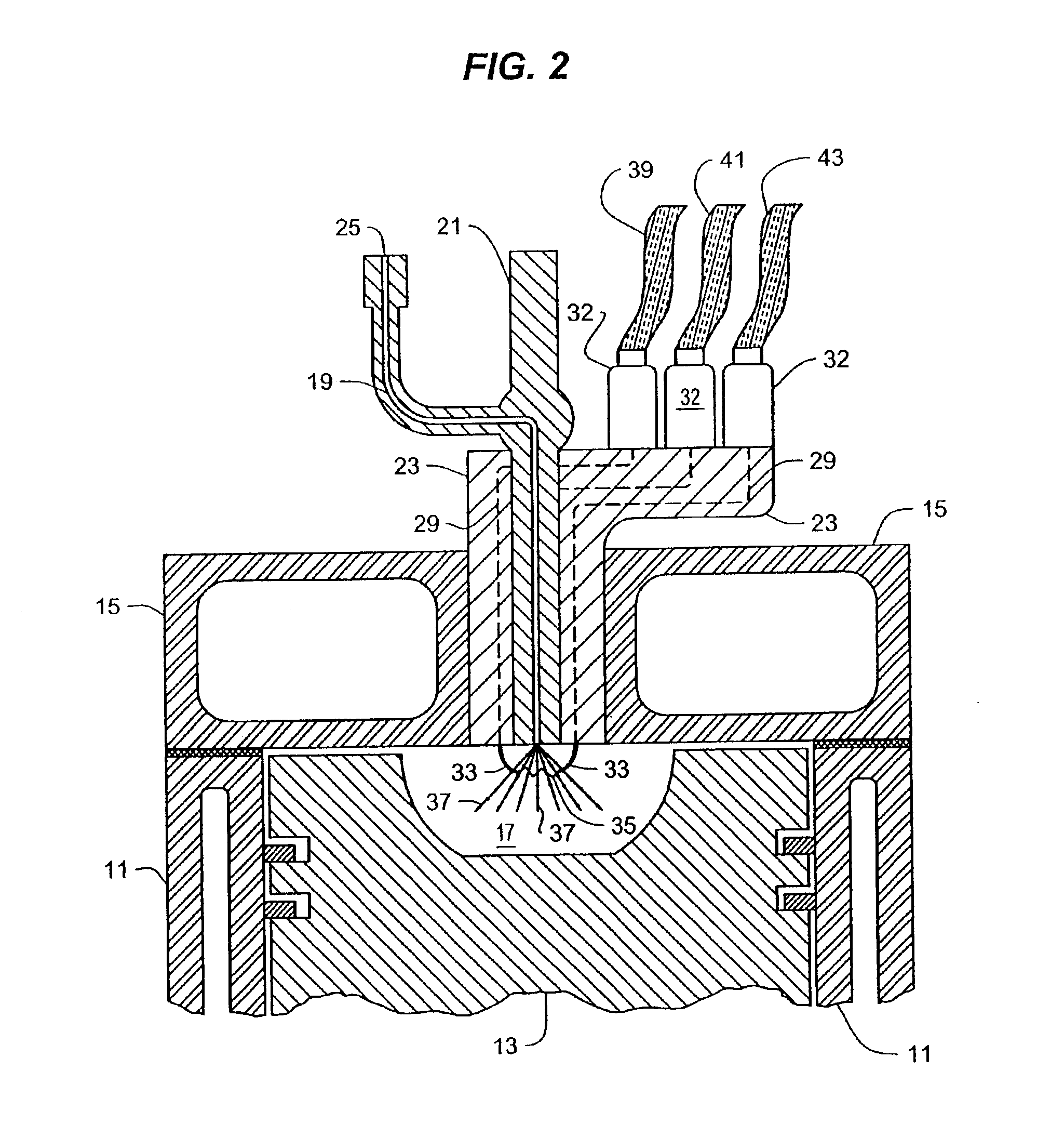 Plasma ignition for direct injected internal combustion engines