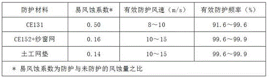 Silty and fine sand slope protection method based on geonets and sand plants