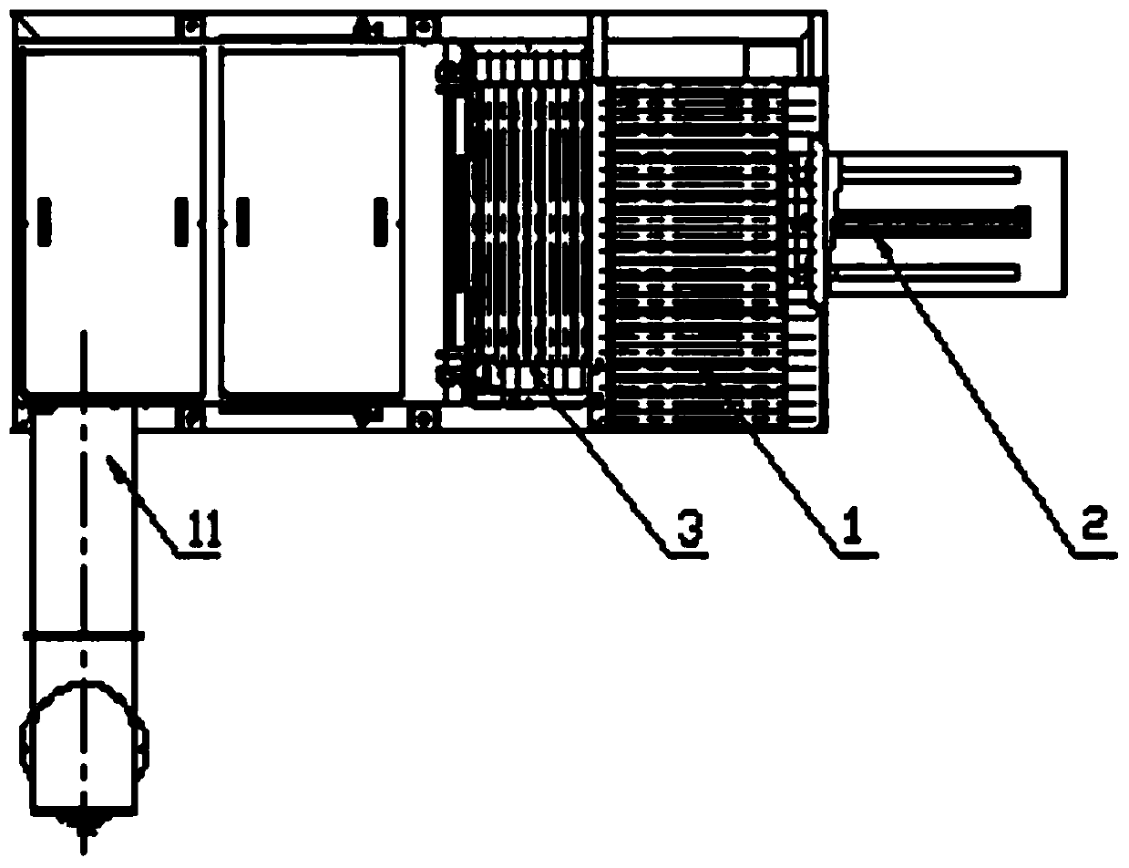 Automatic unpacking and feeding equipment in production of non-sterile active pharmaceutical ingredients