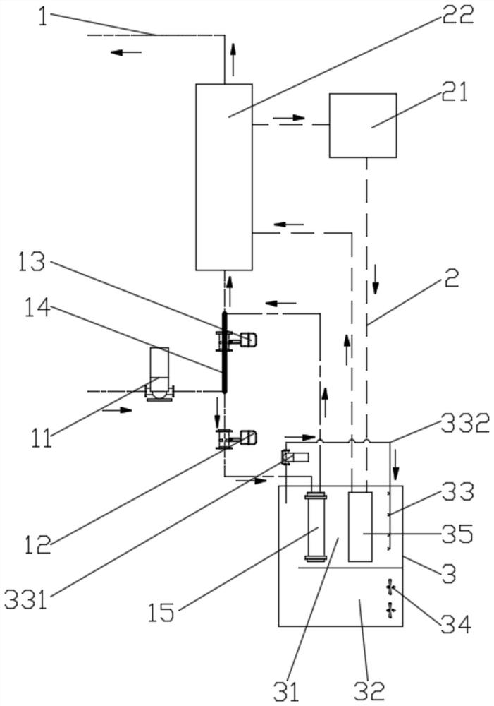 Forced cooling room refrigerating unit and control method thereof