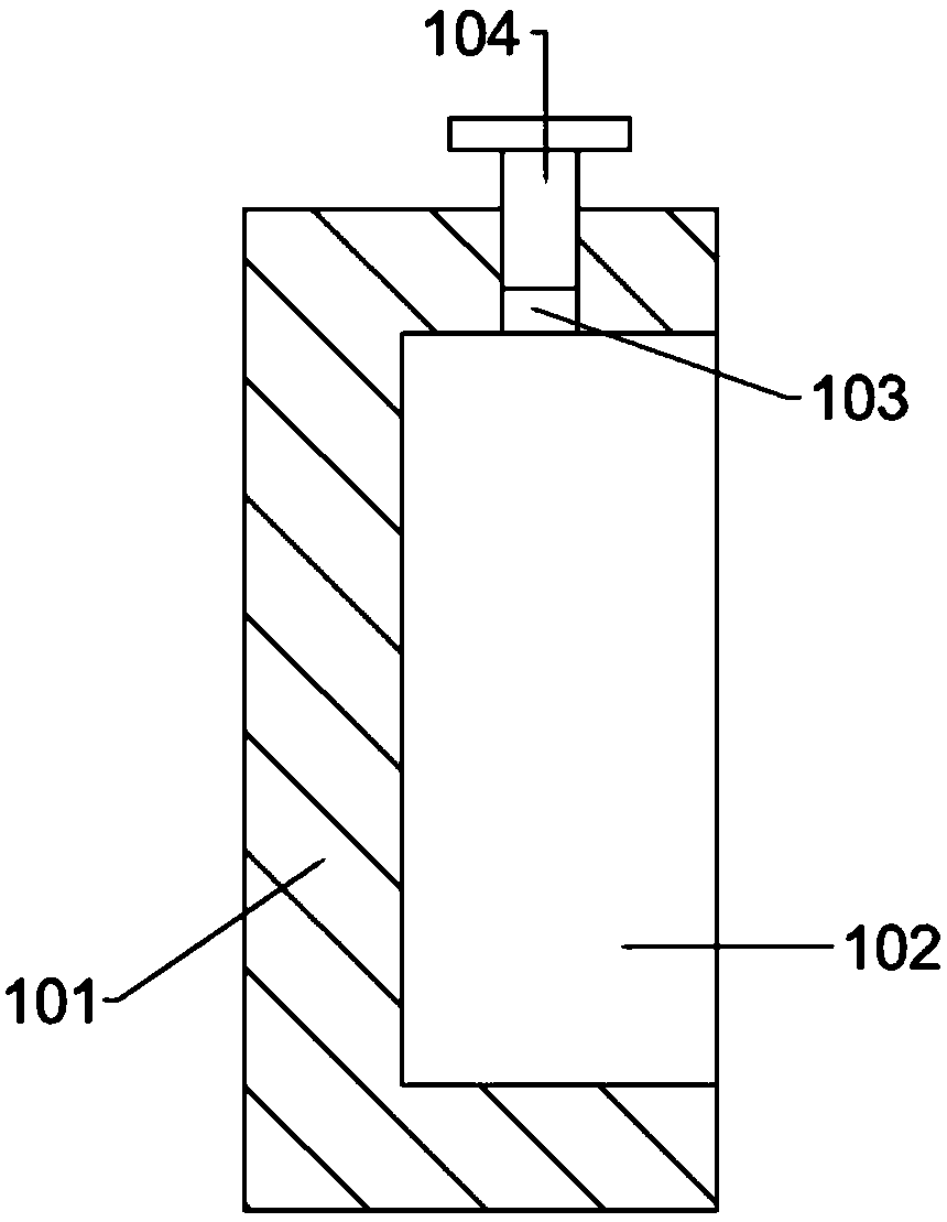 Building construction machining device with cutting-off length adjustable function
